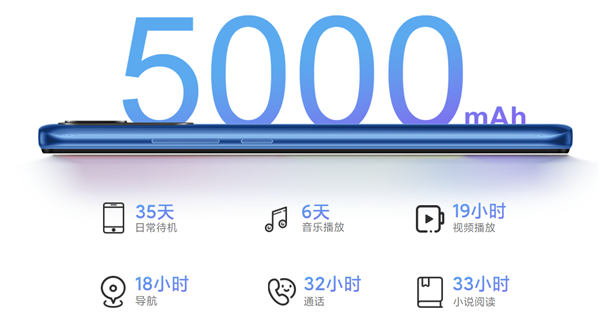 顶配只要899元！Redmi 10A开售：5000mAh充电宝级大电量