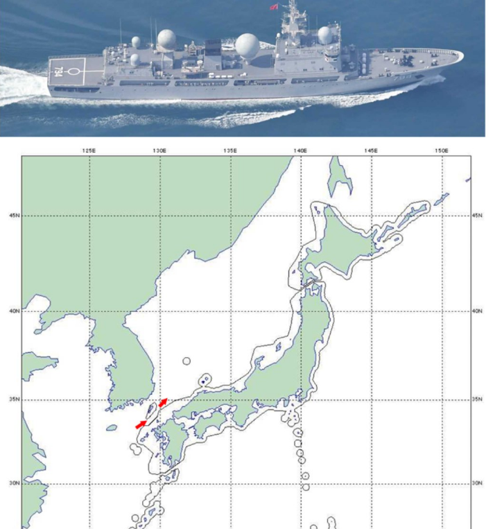 美国“林肯”号航母12日在日本海演习