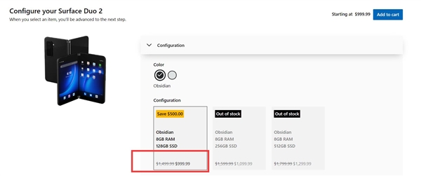 微软Surface Duo 2暴降3200元：老外仍然没有兴趣买