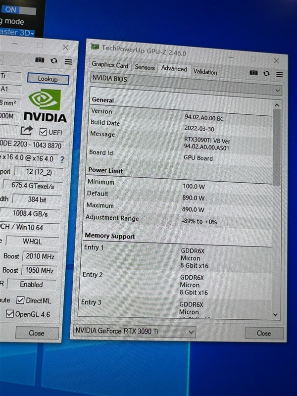 NVIDIA RTX 3090 Ti释放洪荒之力：功耗890W！