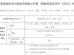 涉17项违规，浦发银行一分行收百万罚单